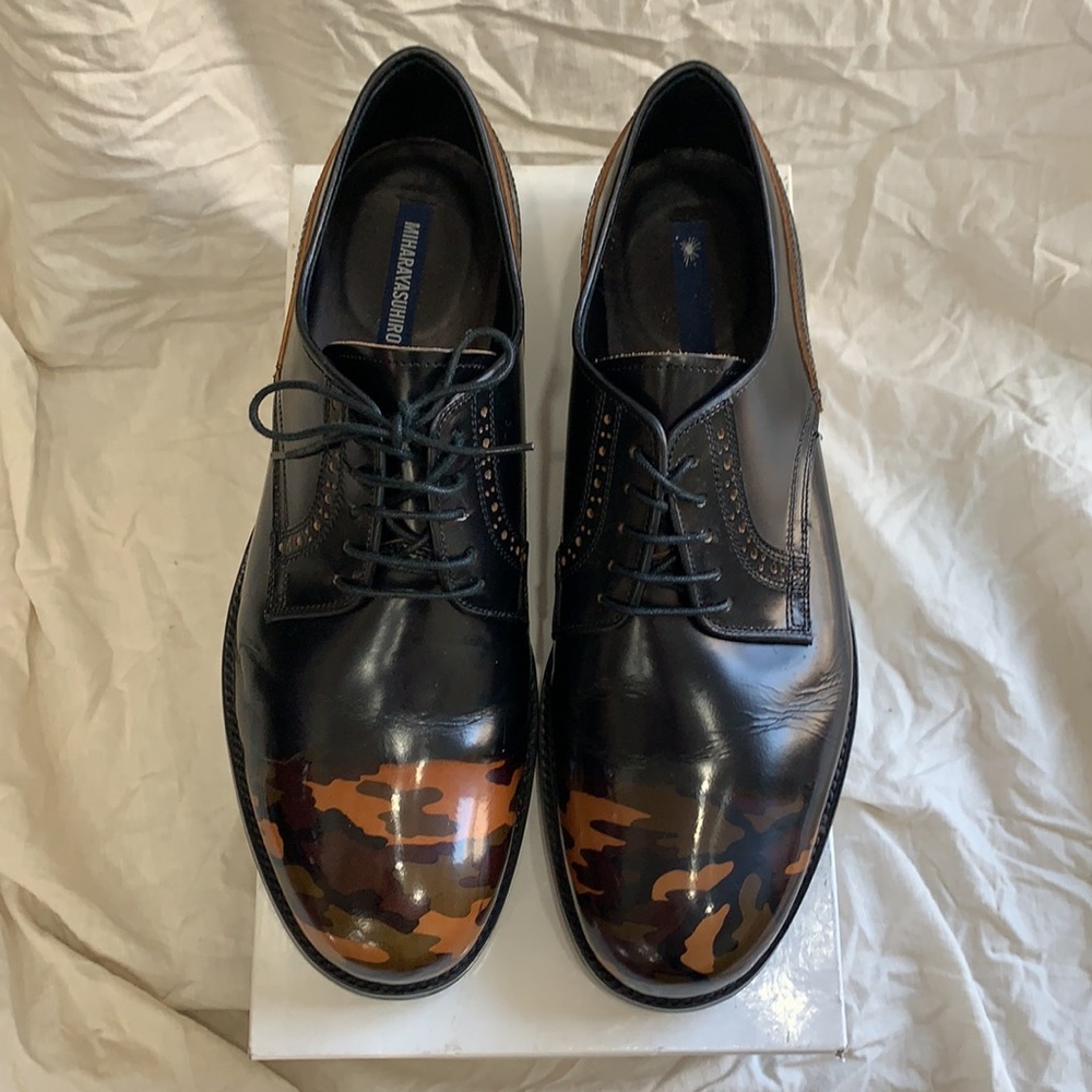 Mihara Yasuhiro 2012 camouflage fade brown derby